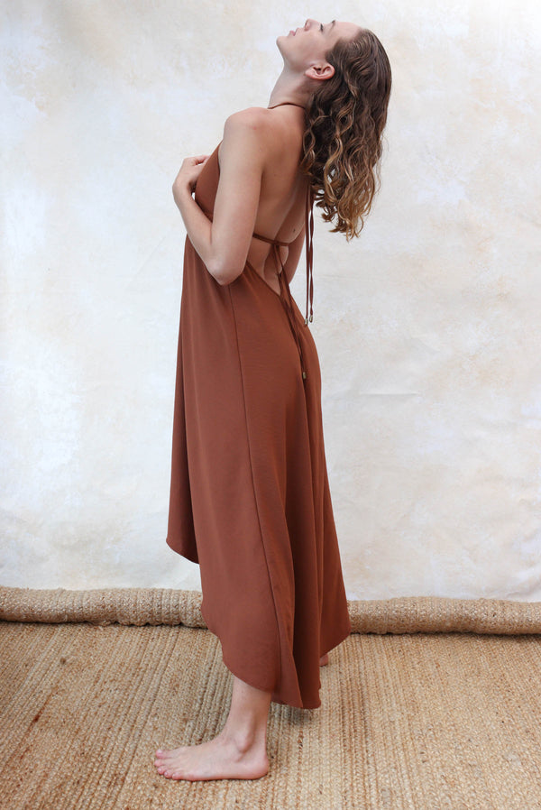 Mangle Dress Brown